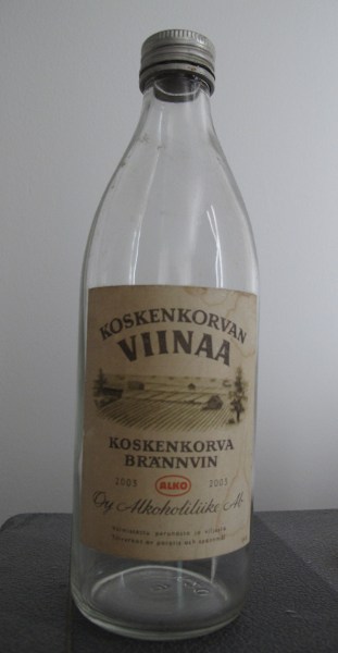 Koskenkorvan Viinaa bottle 1955-1960
