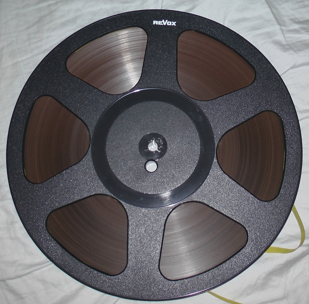 ReVox 10½ plastic NAB reel with tape