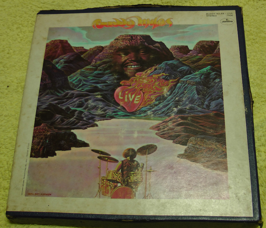 buddy miles live reel box front