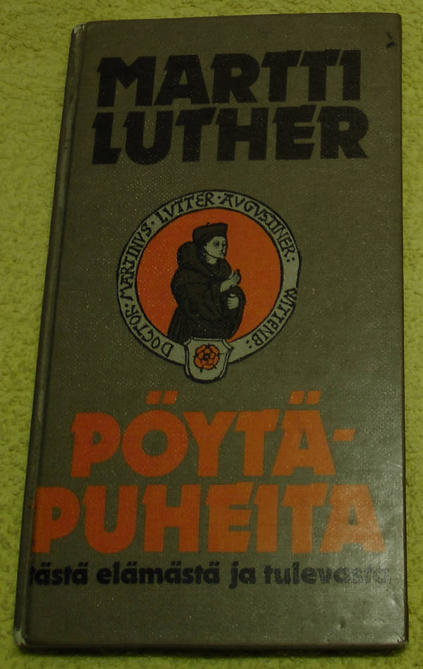 martti luther poytapuheita book front