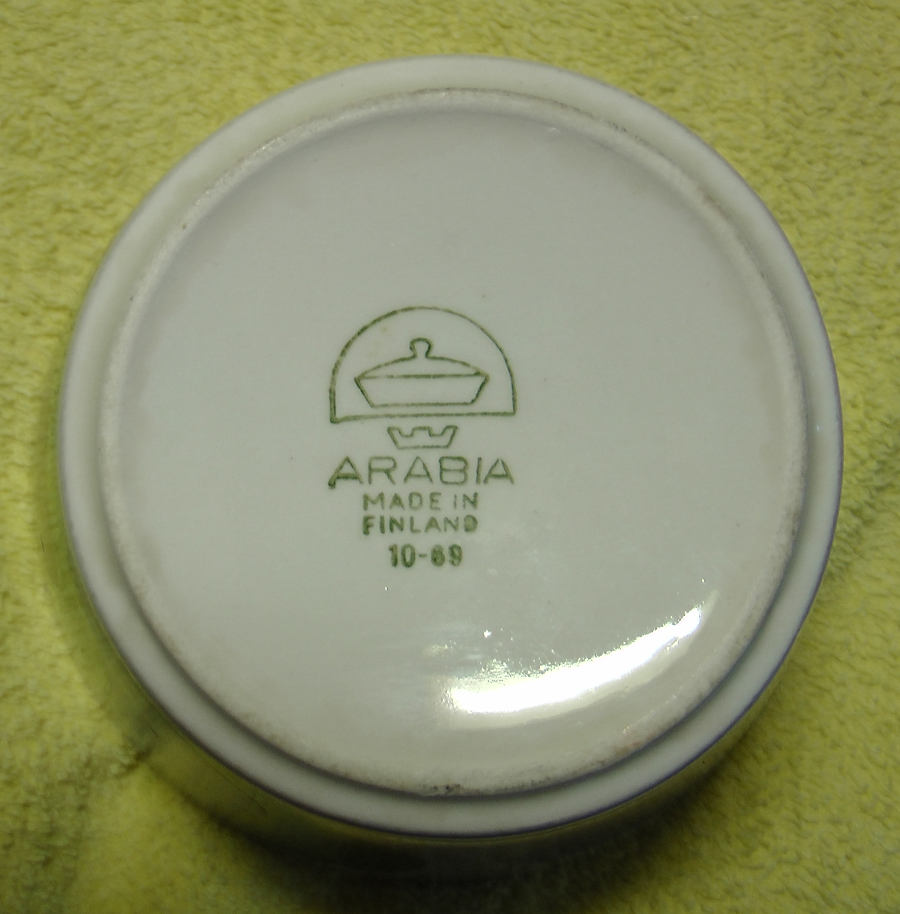 arabia valpuri small porcelain bowl bottom