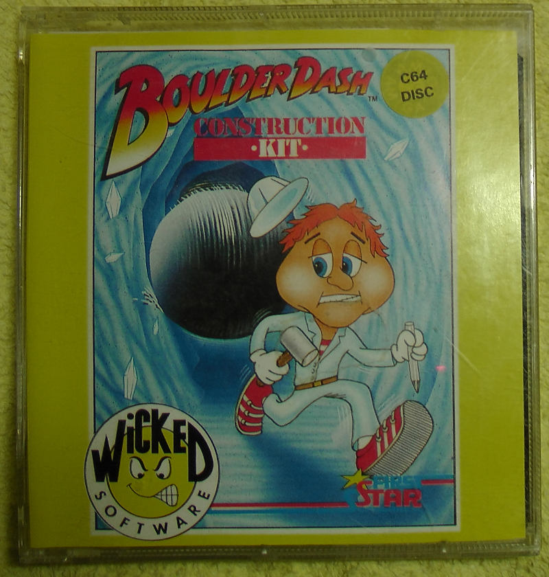commodore64 disk boulder dash construction kit wicked software