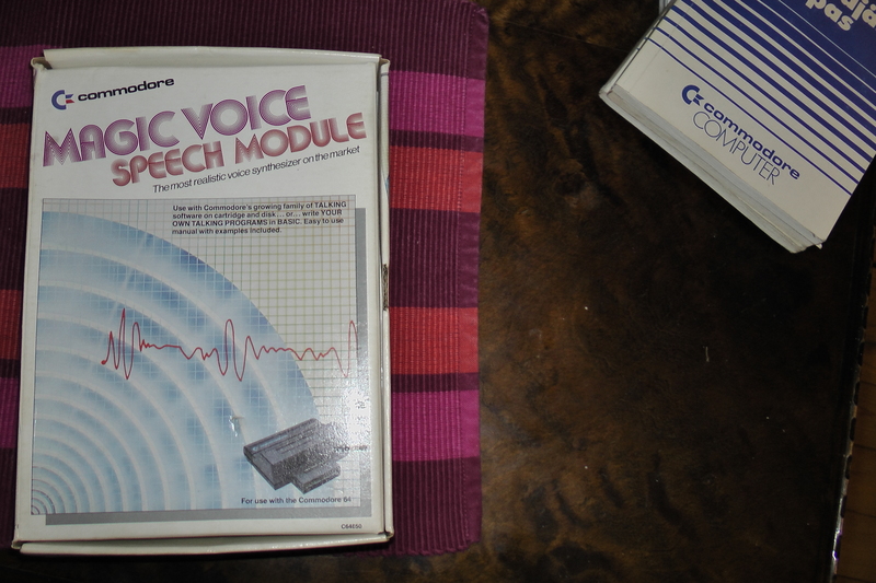 commodore magic voice cartridge box